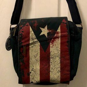 Robin Ruth Blue PUERTO RICO Flag Bag